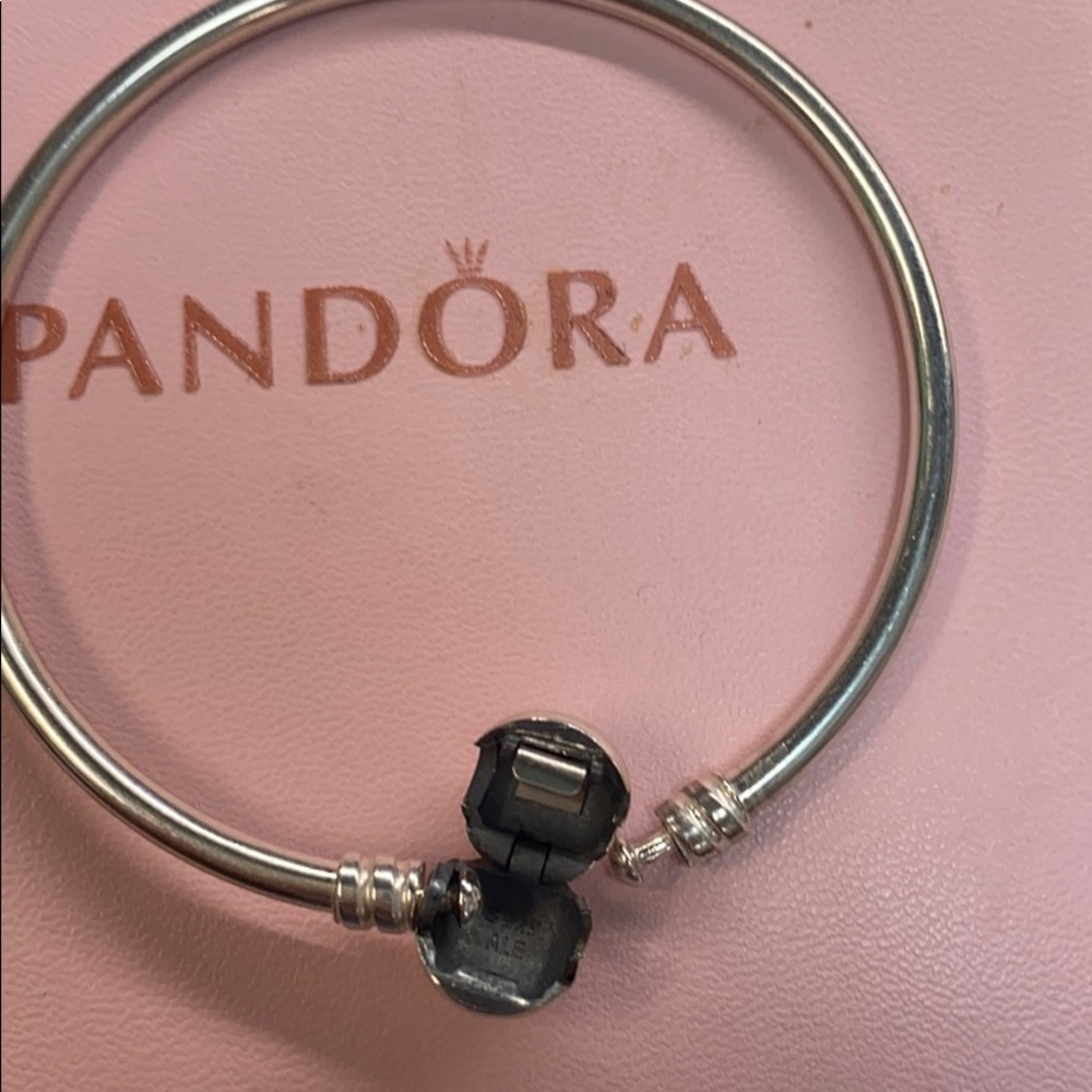 Sterling silver pandora bangle